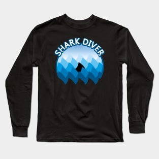 Shark Diver Long Sleeve T-Shirt